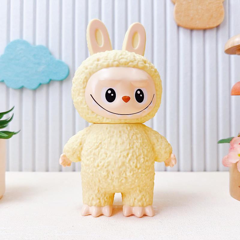 Labubu Cute Piggy Bank Figurine: Coin Storage Savings Jar for Children and Students