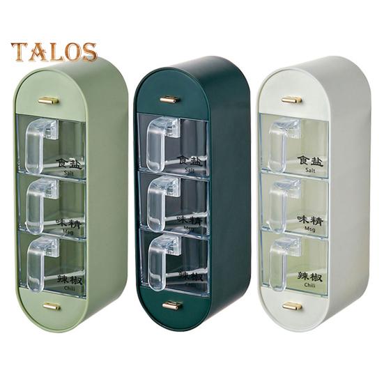 Коробка для специй Интегрированный пылезащитный материал из полипропилена Практичный контейнер для специй без перфорации Товары для дома