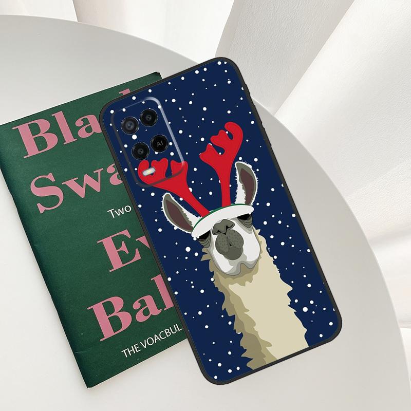 Animal Lama Llama Alpacas Case For Oppo A52 A72 A76 A96 A54 A74 A94 A54S A57S A58 A78 A98 A57 A77 A15 A16 A17 Cover
