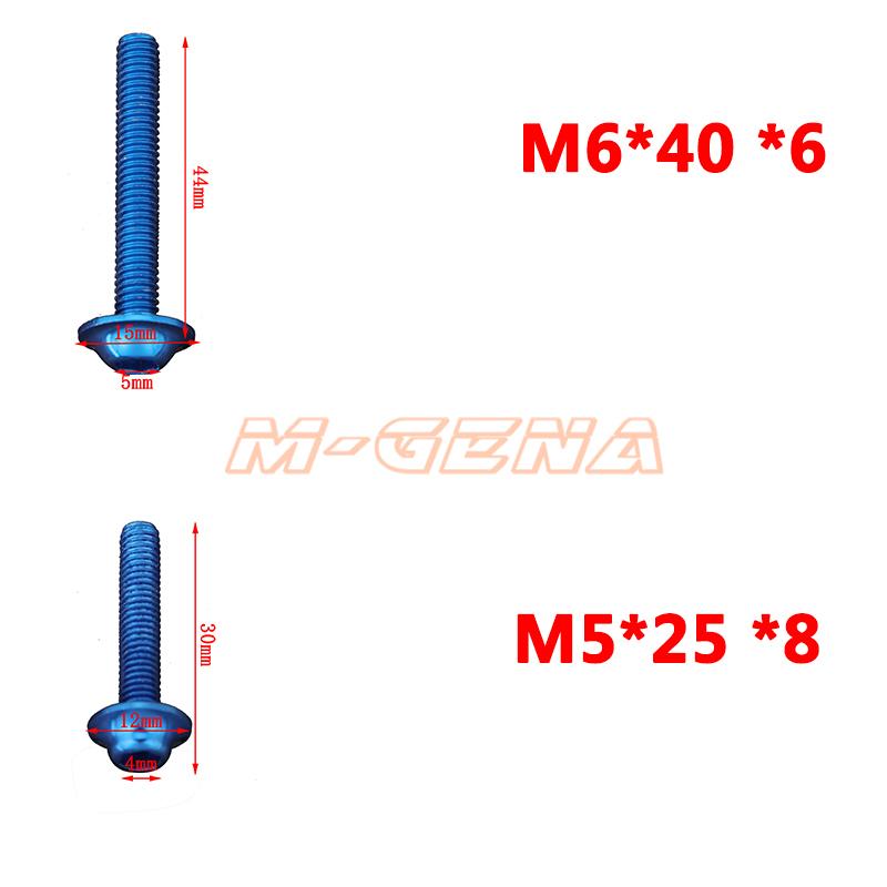186 PCS Motorcycle Accessories Aluminum Fairing Bolt Screws Kit Fit For BMW R1200S R1200ST R1150RT F650CS R1100S R1150R S1000RR