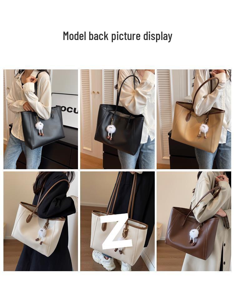 Женская универсальная сумка-тоут большой вместимости - Весенне-летняя сумка через плечо 2025 года для работы и поездок