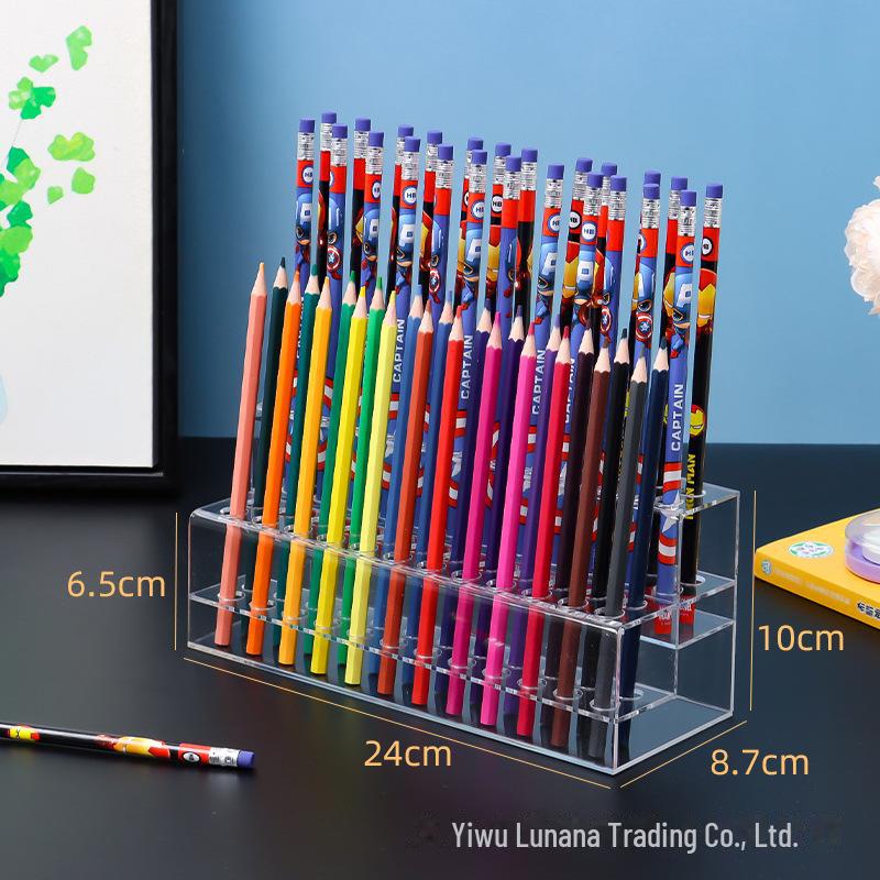 Акриловый пылезащитный держатель для ручек и органайзер для кистей для макияжа