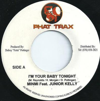 7-дюймовая пластинка MINMI, JUNIOR KELLY / MELLO MAN - I'm Your Baby Tonight / African Gir NONE Phat Trax 2006 Ямайка Регги, Ска и Даб Б/У