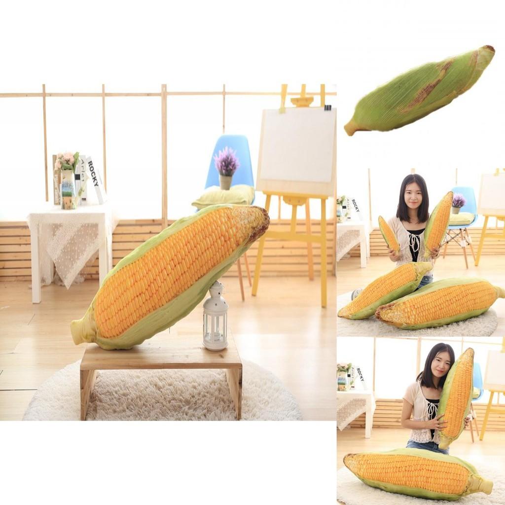 Realistic Corn Plush Pillow Short Plush Soft Stuffed Toy For Kids Room Decor