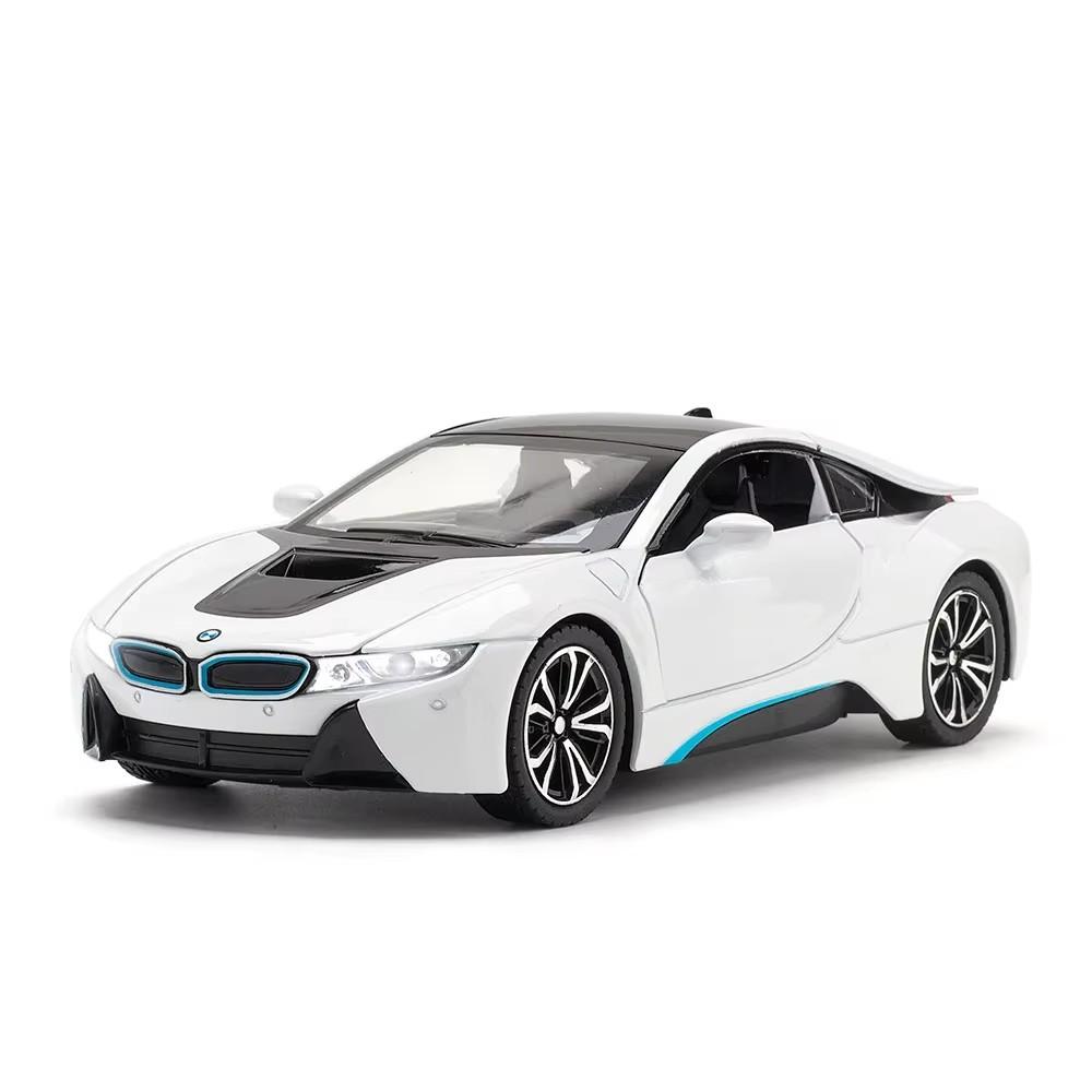 1:Модель игрушечный спортивный автомобиль GTR Модифицированный I8 Масштаб 22 Звук и Свет Резиновые Шины Сплавной Кузов Модели Суперкаров Подарок Украшения для Витрины