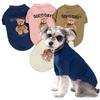 Pet Dogs Clothes Bear Pattern Dogs Winter Cute Costume Pet Shirt Puppy Clothes Pet Vest Pet Clothes Dog Sport Shirt XS-XXL