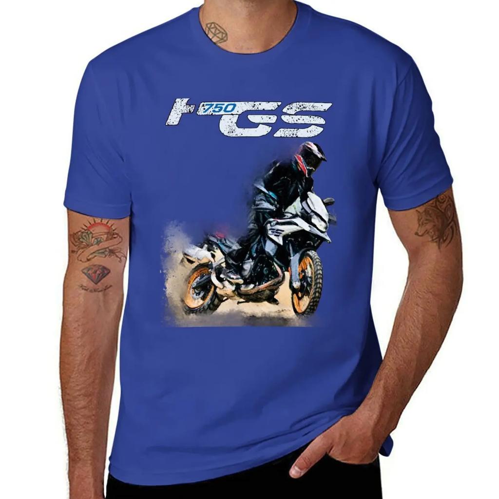 F 750 GS Premium Adventure Big Trail Футболка для мальчиков с принтом животных быстросохнущая летняя топ топы мужские футболки с графикой хип-хоп