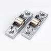 4pcs Zinc Alloy Flat/Concave Wheel Slide Doors Window Pulley U-type Ball Bearing Wheel Roller Plastic Steel Hardware Accessories