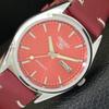 АВТОМАТИЧЕСКИЕ 6309A ВИНТАЖНЫЕ ВОССТАНОВЛЕННЫЕ SEIKO 5 ЯПОНИЯ МУЖСКИЕ ЧАСЫ С КРАСНЫМ ЦИФЕРБЛАТОМ a701710-5
