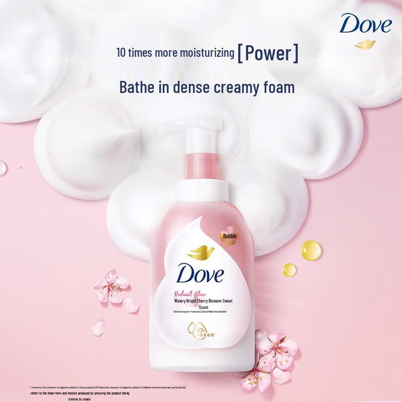 DOVE Пенящийся гель для душа