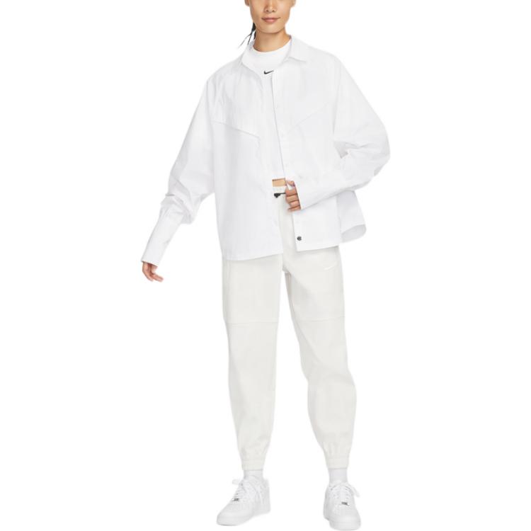 Nike Shirts Women's White Lapel Moderate Other DR5997-100
