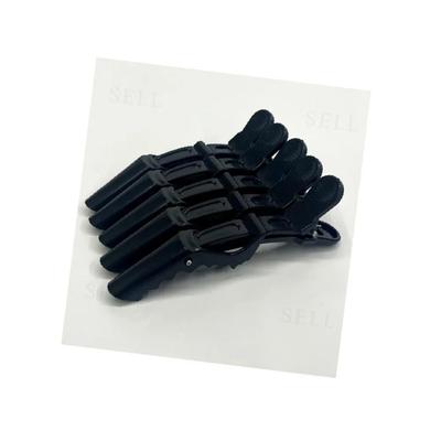 Черные Зажимы-Щипцы Крокодил 5-Piece Set Пинцеты для Волос Салонные Зажимы-Клешни