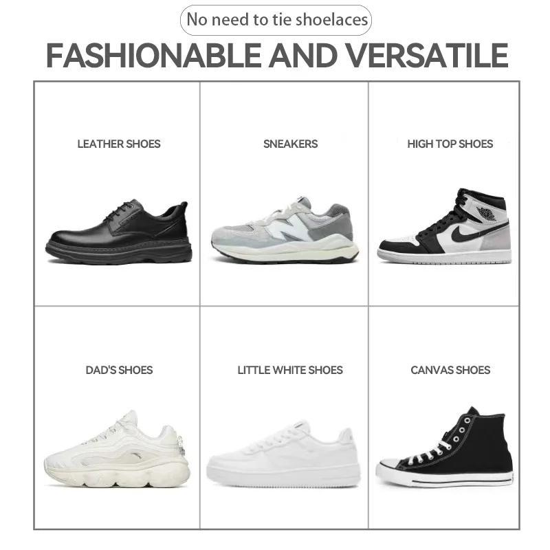 Круглые эластичные шнурки для кроссовок, шнурки без завязок, шнурки для теннисной обуви без завязок для детей и взрослых, резинки, аксессуары для обуви