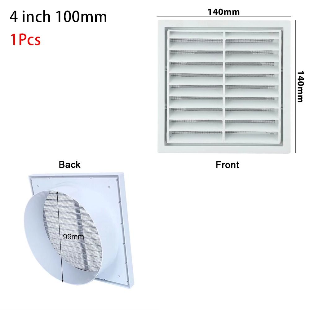 1Pcs Wall Ceiling Fresh Air Exhaust Outlet Grilles Cover Air Conditioner Outlet Grille Air Outlet