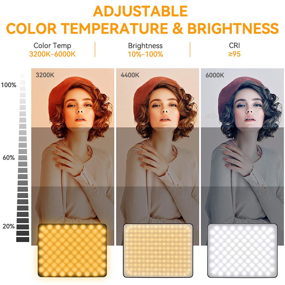 Светодиодная фото-видео лампа профессиональный панельный светильник для фотостудии комплект ламп для съемки прямой трансляции Youbube TikTok макияж