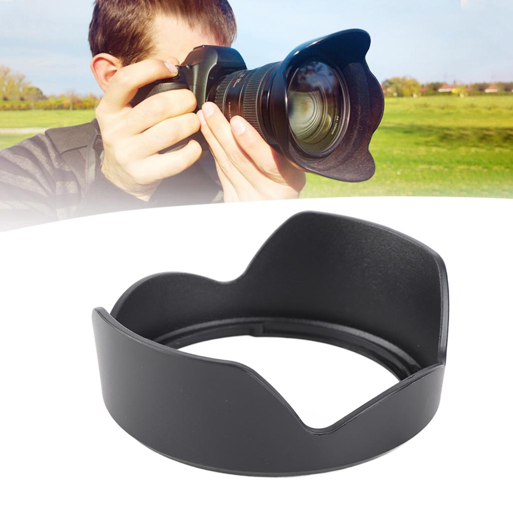 EW‑73C Quality Portable Plastic Camera Lens Hood Shade for EF S 10‑18mm F4.5‑5.6 IS STM