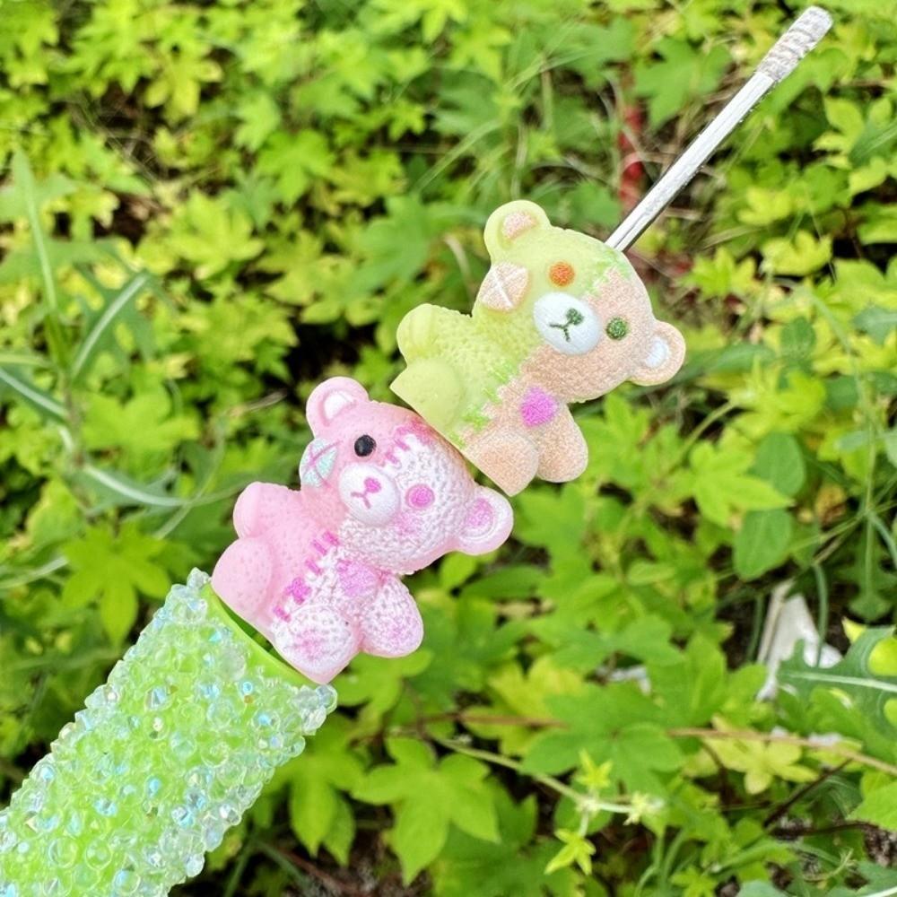 6-piece Resin Gothic Bear Figurines Decorations Bear Ornaments Party Decorations