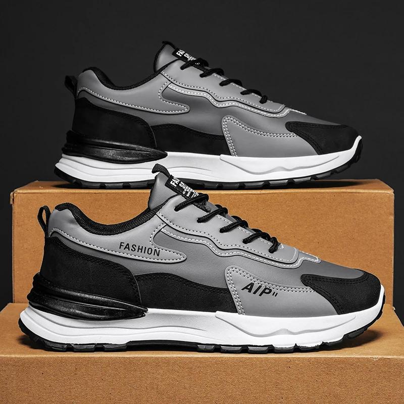 Мужская повседневная спортивная обувь, новый стиль, осенняя водонепроницаемая нескользящая рабочая обувь, летняя рабочая обувь, модная обувь