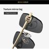 Rimless Irregular Cut Square Sunglasses Fashion Metal Gold Frame UV400 Outdoor Women Multiple Colors Sun Glasses