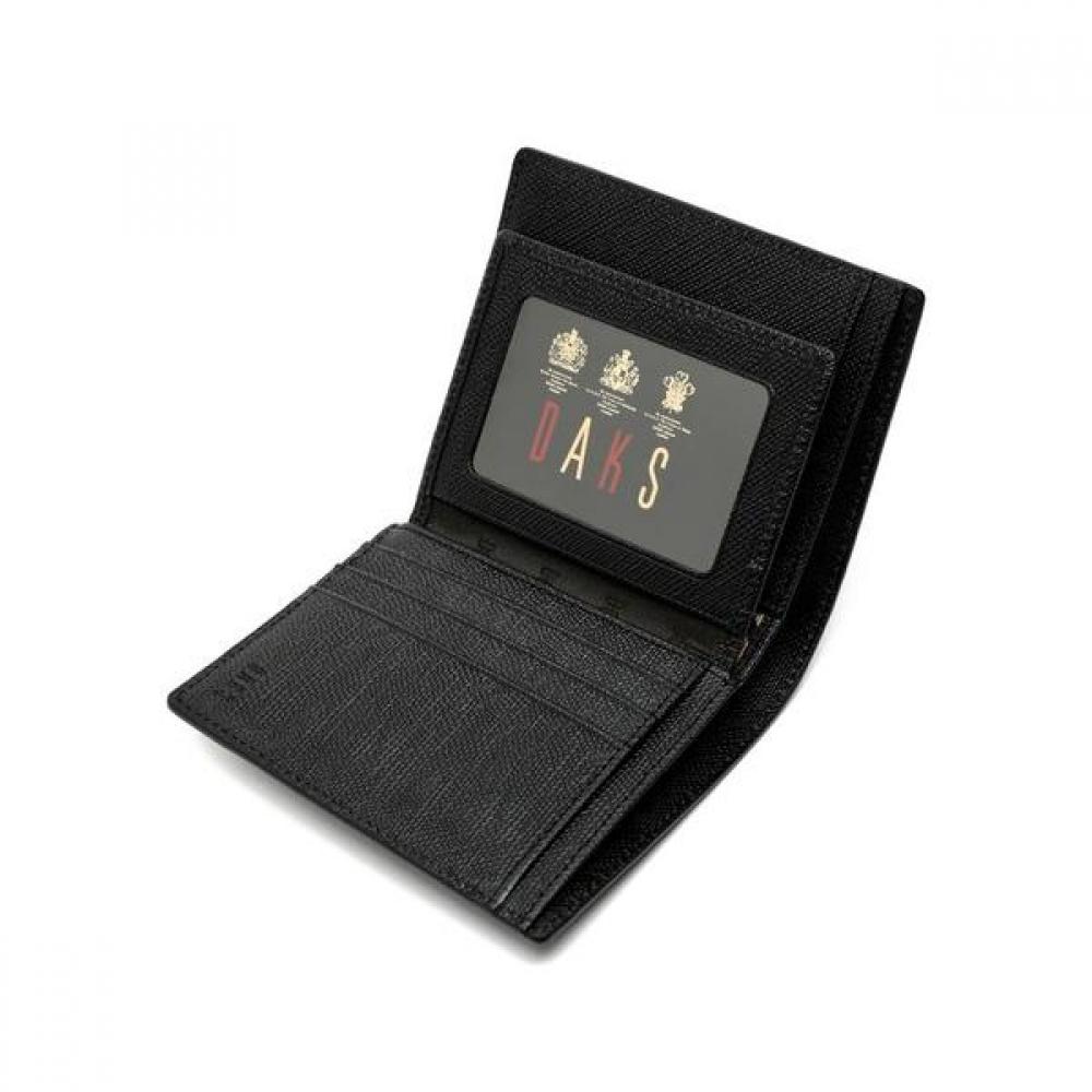 Daks Black Line Check Logo Wallet Dbwa9e622bk