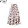 Women's Flower Pattern Print Casual Summer Spring Skirts