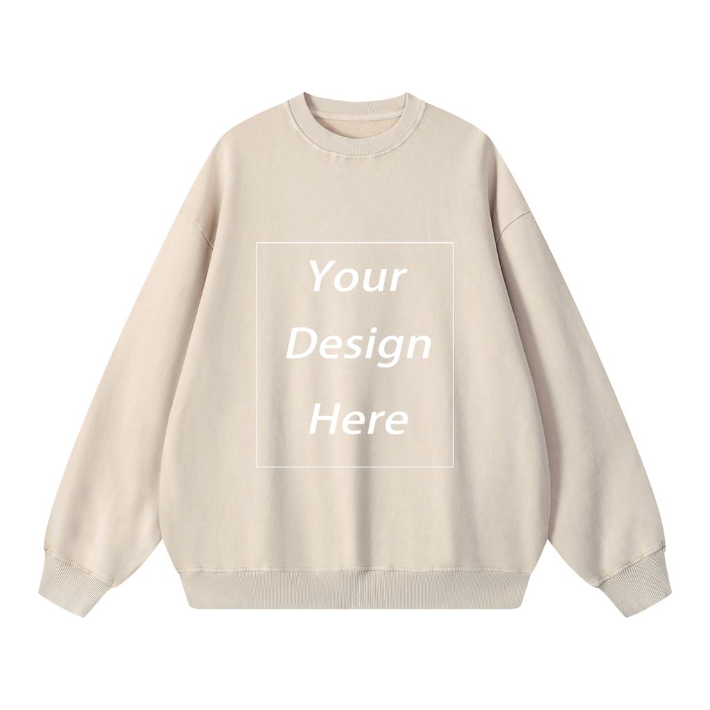 360 GSM хлопковый свитер индивидуальный унисекс классический свитшот