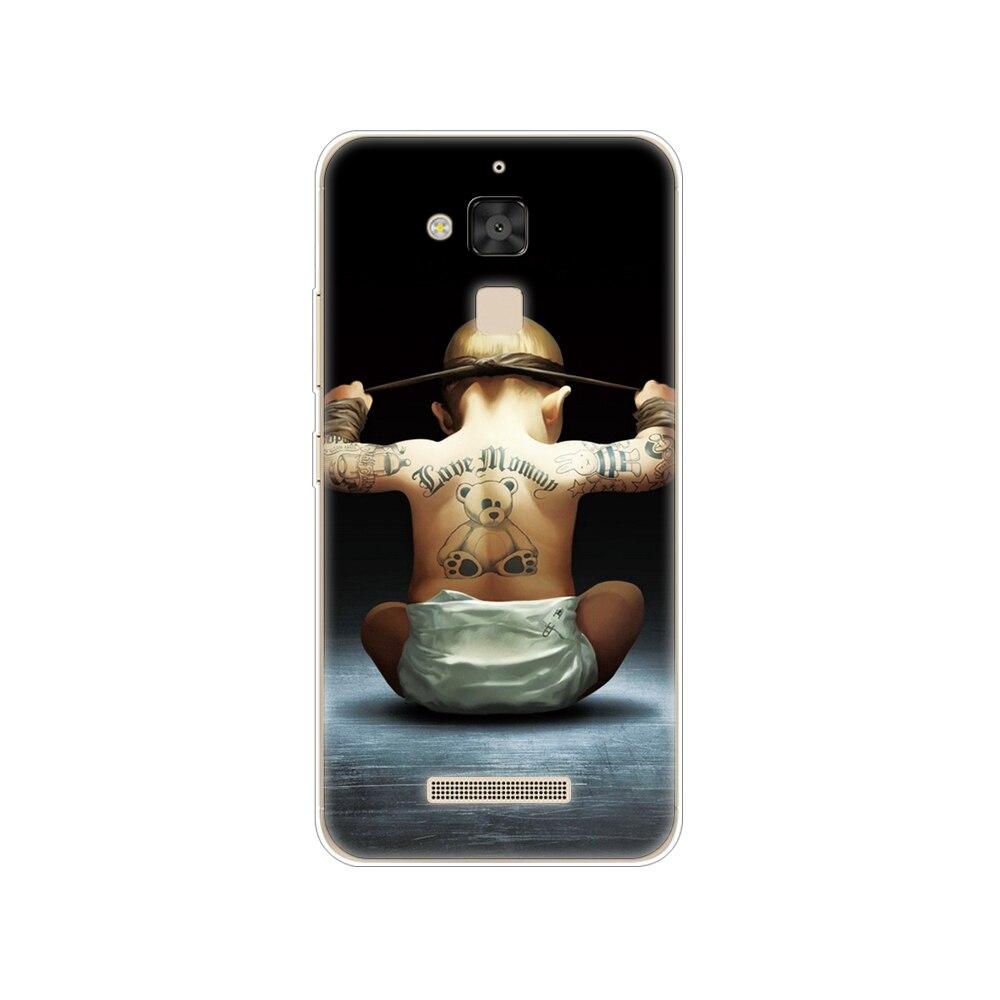 Чехол для ASUS Zenfone 3 MAX ZC520TL 5,2 дюйма; Мягкий силиконовый чехол из ТПУ на спине, чехол для телефона, бампер, зима, снег, Рождество