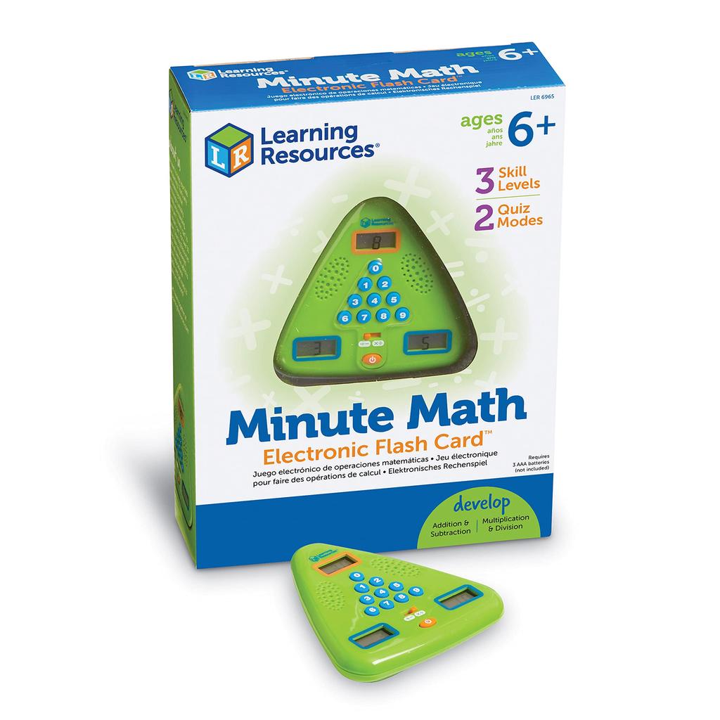 Learning Resources Math Materials Electronic Flash Cards LER6965