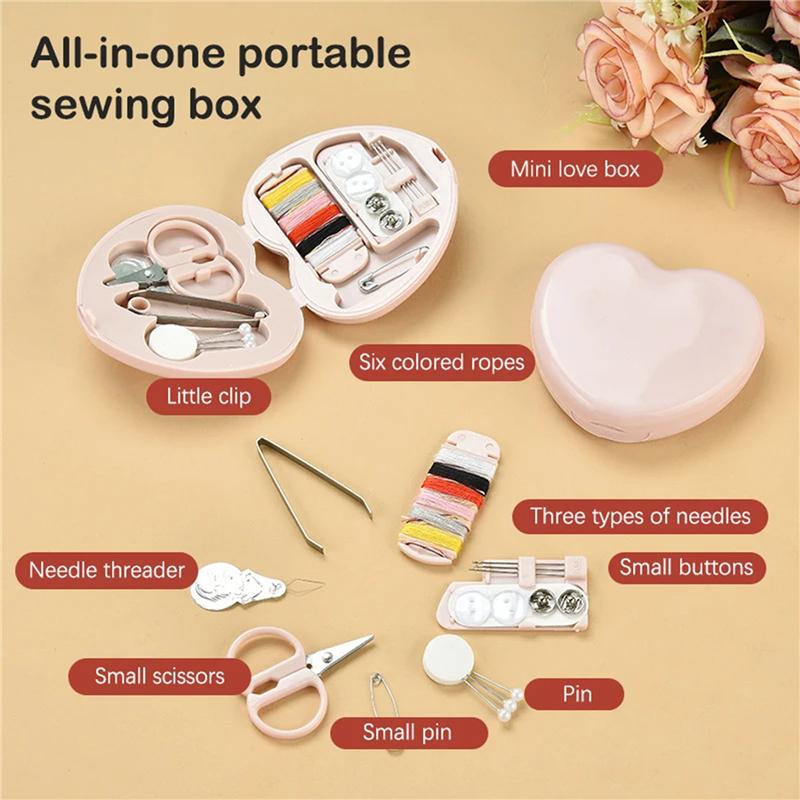 Travel Mini Sewing Kit Portable Needle Threads Box Storage Bags Home Living Professional DIY Sewing Kit