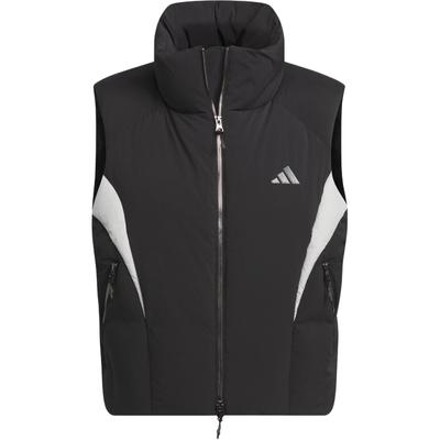 Жилет Fustl Down Vest Color Block, теплый спортивный повседневный свободный жилет для мужчин, черный JI8752