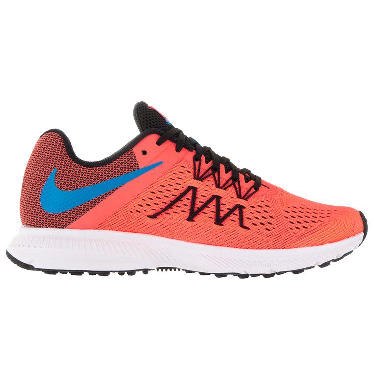Nike Увеличить Женские кроссовки Winflo 3 Bright Mango Оранжевый Синий-Сияние-Черный-Белый 831562-800