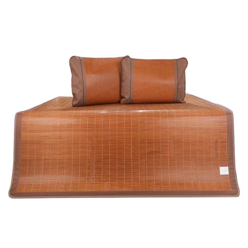 Free Shipping Bamboo Summer Mat, Foldable & Double-Sided for 0.9-1.8m Beds
