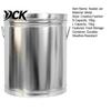 Weather Resistant Dry Food Container Metal Rice Storage Canister with Lid, Moisture-proof Container, Large Capacity Jar Durable Pantry for Goods