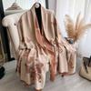 Butterfly Retro Trend Tencel Cotton Women'S Thermal Scarf Double-Sided Two-Color Fashion Shawl Silk Scarf