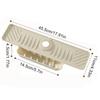 Quick Dry Faucet Splash Pad Slope Design Non Slip Sink Draining Tray Soft Surface Foldable Water Drip Catcher Restaurant Use
