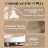 Wear Resistant Cat Scratch Board Round Cat Turntable Toy Teasing Cat Stick  Indoor Play