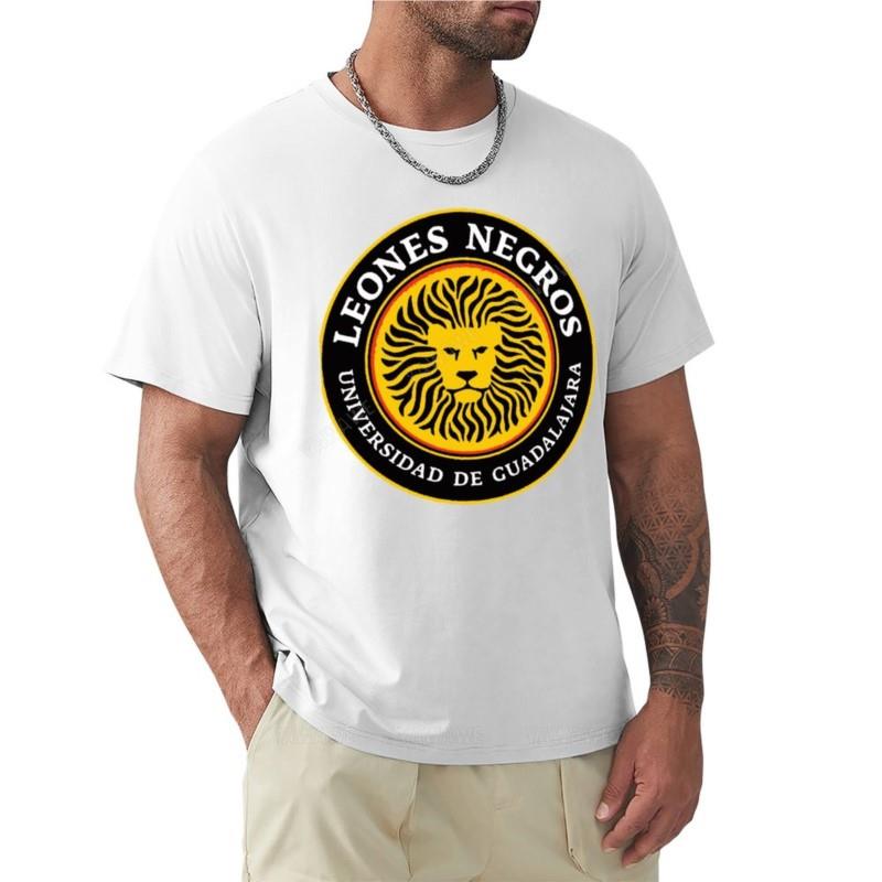 Leones Negros - UdeG - Клуб Университет Гвадалахары, из Мексики Футболка Футболка футболки большого размера мужские футболки набор