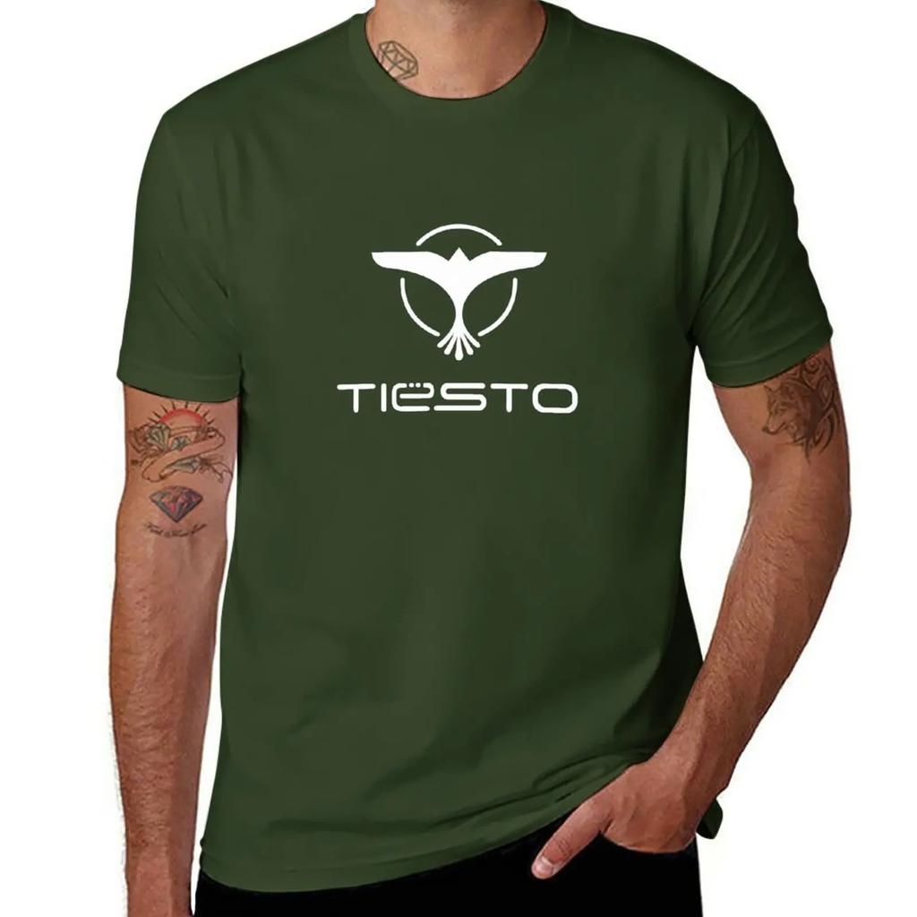 Новая футболка DJ Tiesto Merchant Короткая футболка Футболка короткая мужская одежда 2025 новая модель