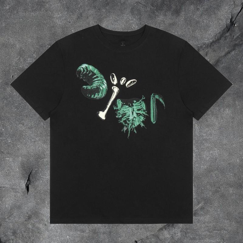 Travis Scott Utopia T-Shirt Mens High Street Short Sleeve Graphic Tee Casual Streetwear