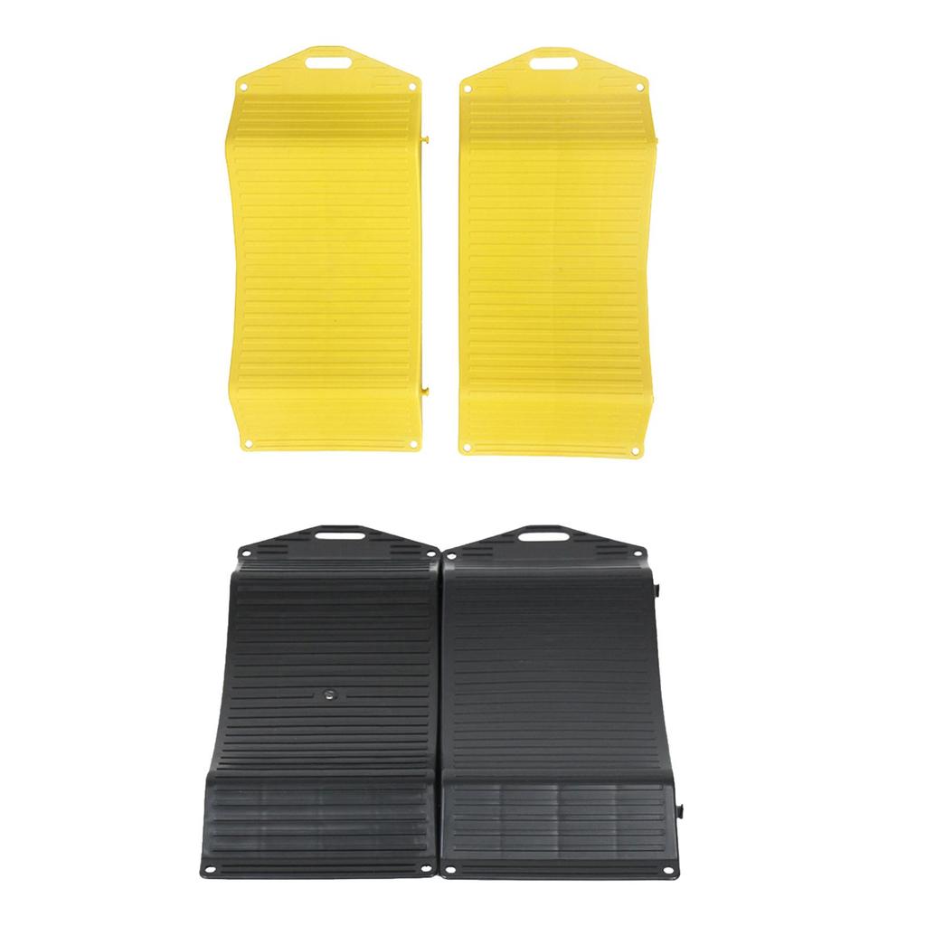 2pcs Tire Saver Ramps Tire Cradles Flat Spot Flat Tire Protection Car Accessories Anti Slip Tire Cradles Vehicle Travel Ramps
