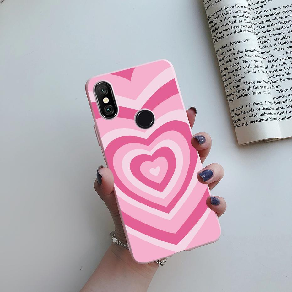 for Xiomi Xiaomi Mi A2 Lite Case Cover Daisy Flower Painted Soft Silicone Phone Case for Xiaomi Mi A2 A 2 MiA2 Lite Bumper Coque