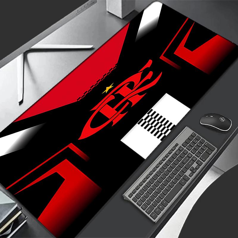 Clube de Regatas do Flamengo Theme Premium Non-slip Mouse Pad with Stitched Edges,Durable Rubber Material,for Desktop & Gaming Great Gifts