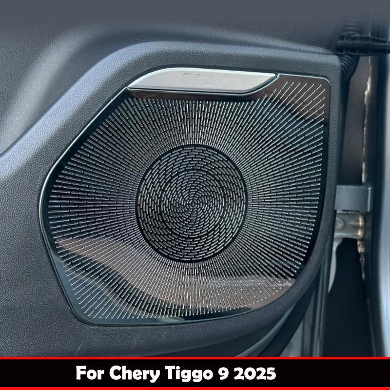 Abaiwai Для Chery Tiggo 9 2025 Автомобильная Дверная Аудио Колонки Крышка A/c Стойка Твитер Сиденья Гудок Задняя Панель Динамик Наклейки