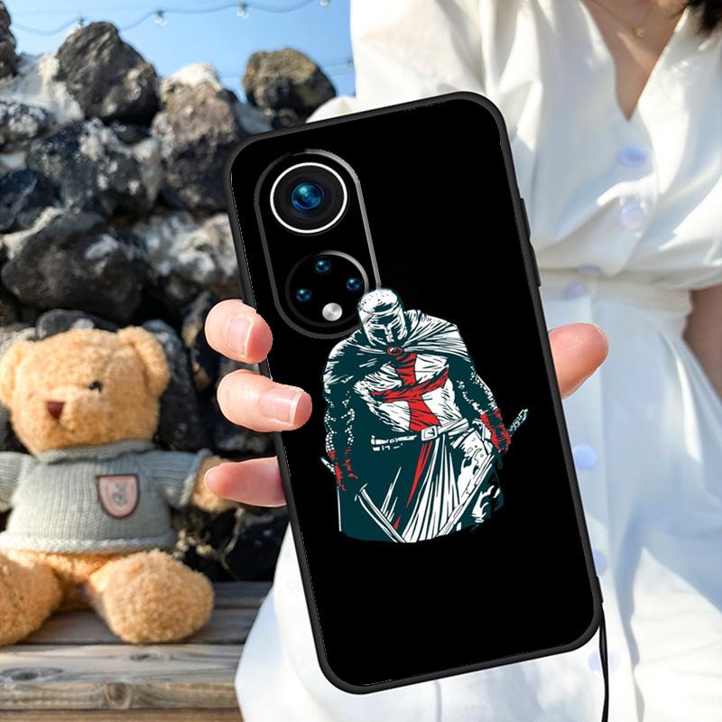 Christian Templar Knights Case For Honor X9b X8b X8 X9 X6a X7a X8a X9a Honor Magic 6 5 Pro 50 70 90 Lite Back Cover