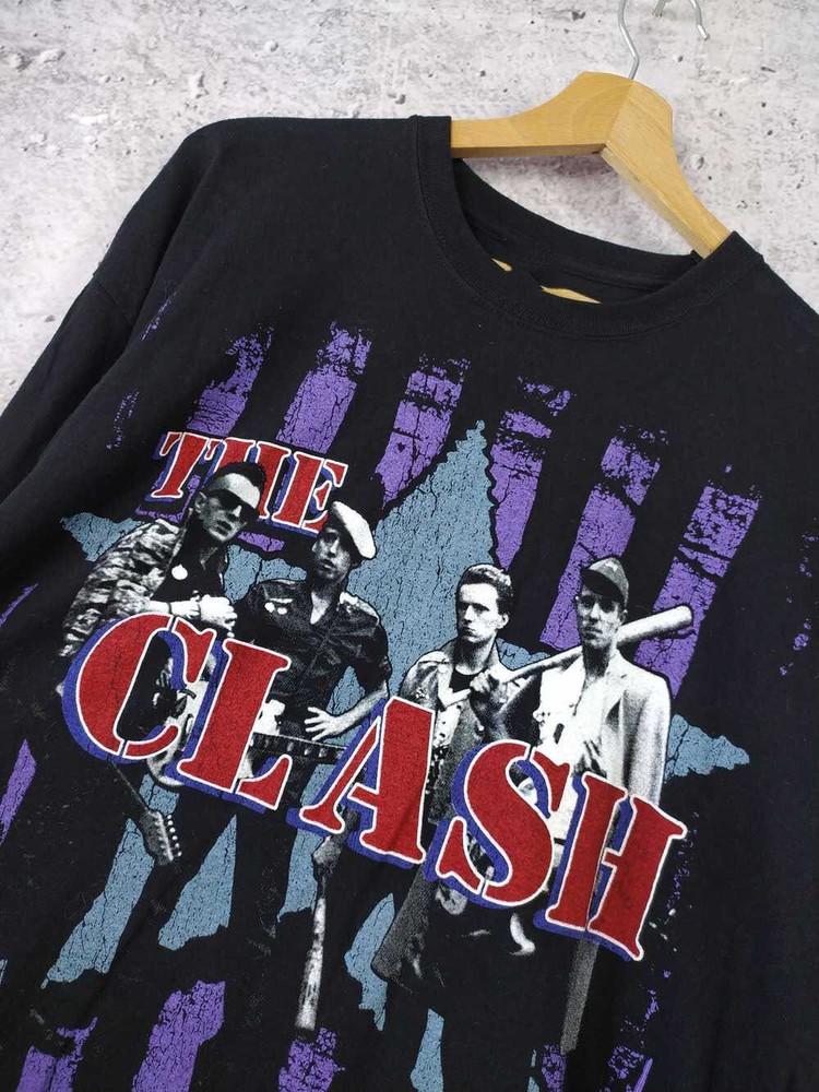 Хлопковая футболка The Clash для мужчин и женщин, все размеры S-4XL, BO249, унисекс