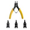 4 In 1 Circlip Pliers Set Snap Ring Pliers Multi Crimp Removable Plier Head Retaining Circlip Pliers Hand Tools