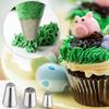 3-Piece Grass Tip Piping Nozzles Set 304 Stainless Steel Mont Blanc Cake Decoration Pastry Baking Tools