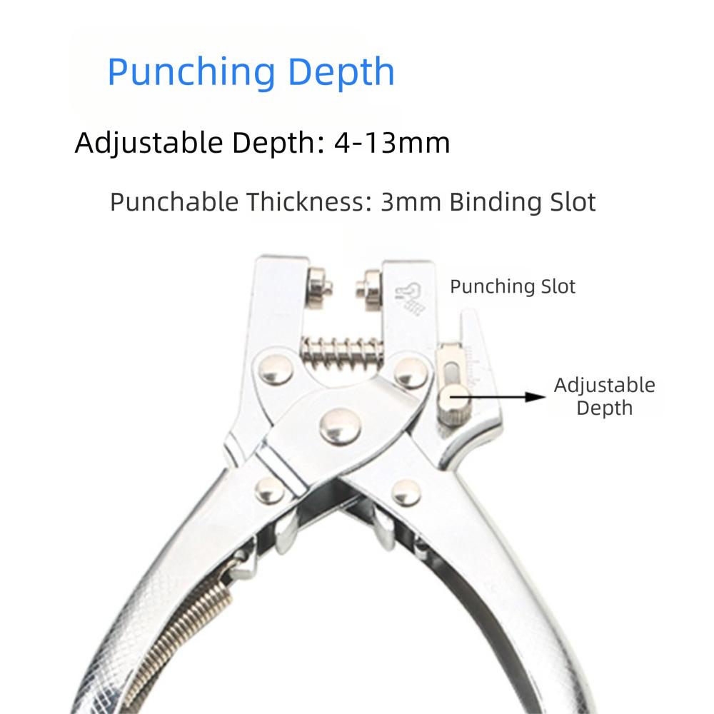 Snap Buttons Eyelet Punch Pliers Metal Hole Punch Tool Durable Grommet Tool  Bag Repair