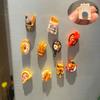 10PCS DIY Refrige Magnet Loaf of Bread Magnets Nordic Personalized Home Decor Whiteboard Po Message Board Home