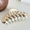 Fashionable Large Acetate Hair Claw With Pearl Accents Versatile For Any Occasion
